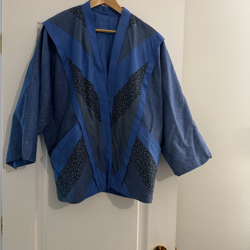 Vintage one of a kind hand sewn kimono jacket!